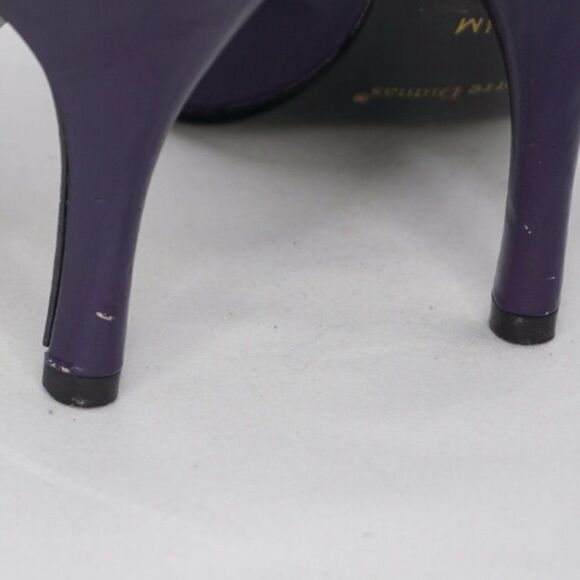 Pierre Dumas Purple Patent Leather Branda 2 Heels, Size 6.5 - Picture 8 of 8